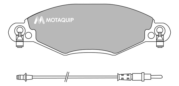 Brake Pad Set, disc brake (LVXL991)