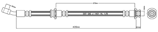 Brake Hose (VBJ404)