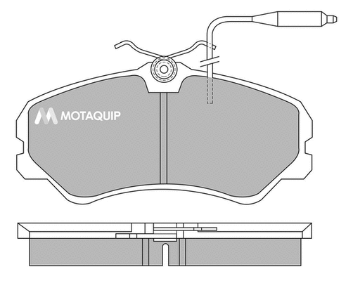 Brake Pad Set, disc brake (LVXL376)