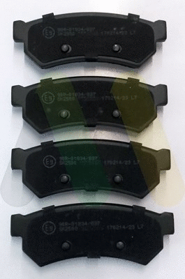 Brake Pad Set, disc brake (LVXL1827)