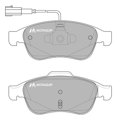 Brake Pad Set, disc brake (LVXL1659)