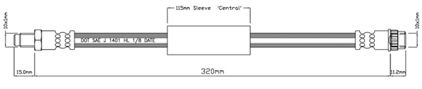 Brake Hose (VBJ564)