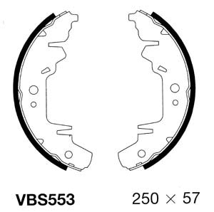 Brake Shoe Set (VBS553)