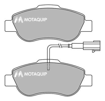 Brake Pad Set, disc brake (LVXL1410)