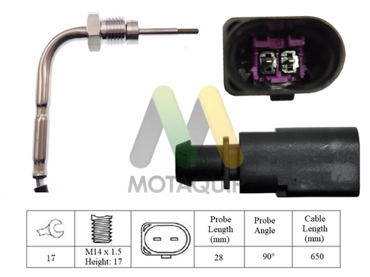 Sensor, exhaust gas temperature (LVET376)