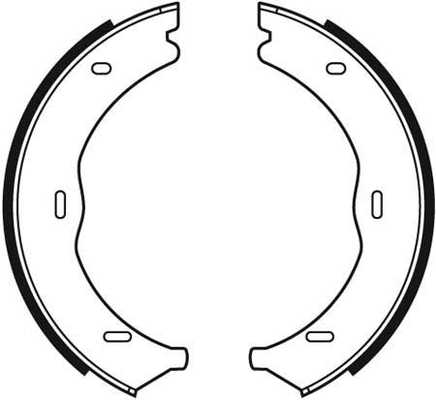 Brake Shoe Set, parking brake (VBS713)