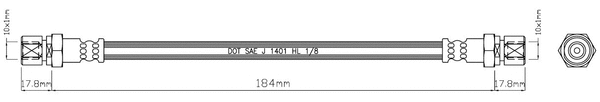 Brake Hose (VBJ317)