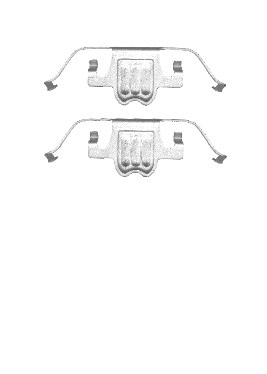 Accessory Kit, disc brake pad (VMK872)