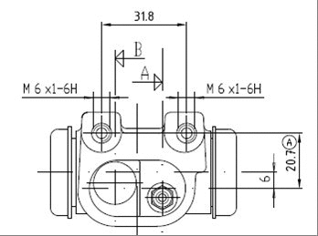 Wheel Brake Cylinder (VWC707)