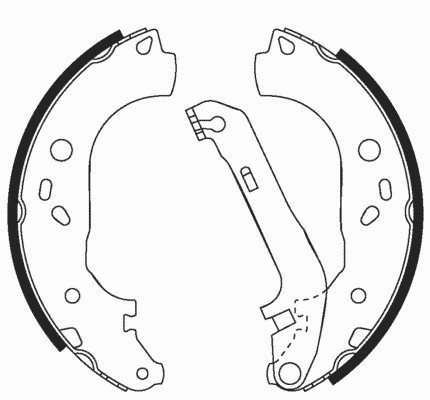 Brake Shoe Set (VBS667)