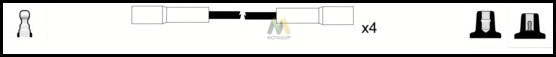 Ignition Cable Kit (LDRL1834)