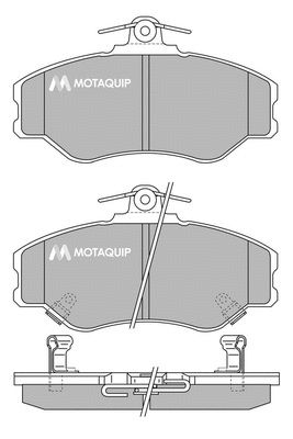 Brake Pad Set, disc brake (LVXL213)