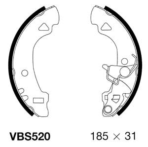 Brake Shoe Set (VBS520)