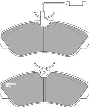 Brake Pad Set, disc brake (LVXL890)