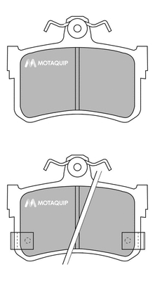 Brake Pad Set, disc brake (LVXL772)