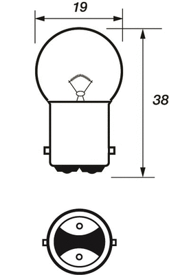 Bulb, direction indicator (VBU209)