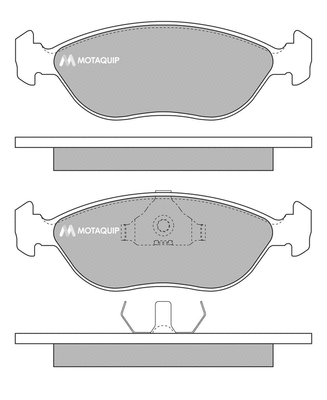 Brake Pad Set, disc brake (LVXL740)