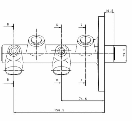 Brake Master Cylinder (VMC167)