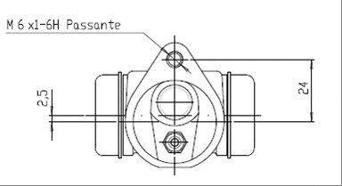 Wheel Brake Cylinder (VWC716)