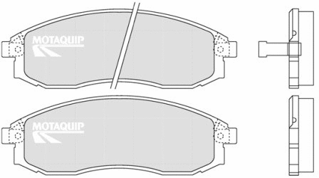 Brake Pad Set, disc brake (LVXL1240)