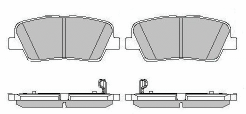 Brake Pad Set, disc brake (LVXL1680)