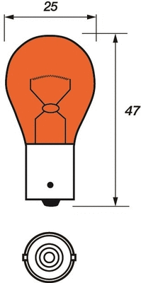 Bulb, direction indicator (VBU382Y)