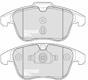 Brake Pad Set, disc brake (LVXL1293)