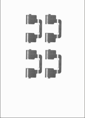 Accessory Kit, disc brake pad (LVMK1093)