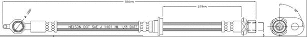 Brake Hose (VBJ407)