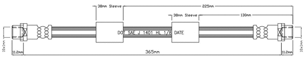 Brake Hose (VBJ198)