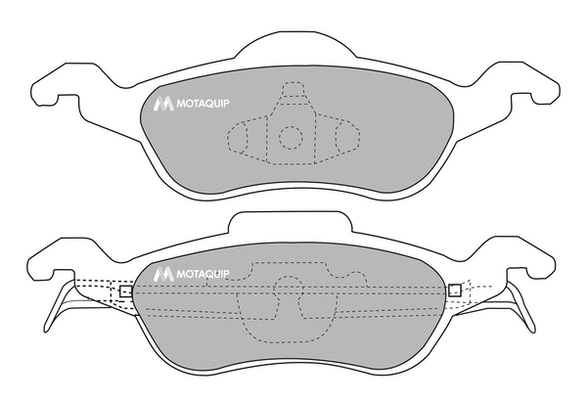 Brake Pad Set, disc brake (LVXL265)