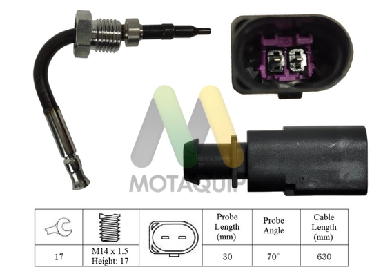 Sensor, exhaust gas temperature (LVET388)