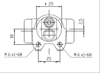 Wheel Brake Cylinder (VWC355)