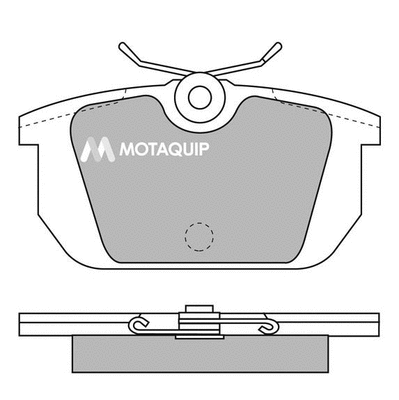 Brake Pad Set, disc brake (LVXL464)