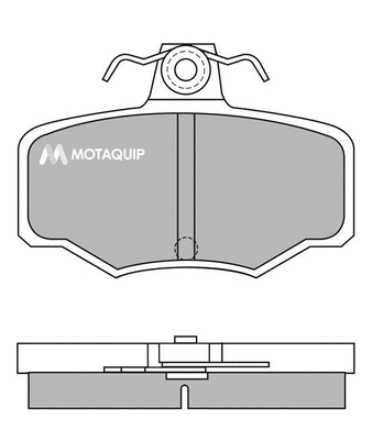 Brake Pad Set, disc brake (LVXL626)