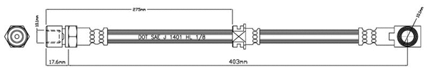 Brake Hose (VBH981)