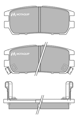 Brake Pad Set, disc brake (LVXL722)