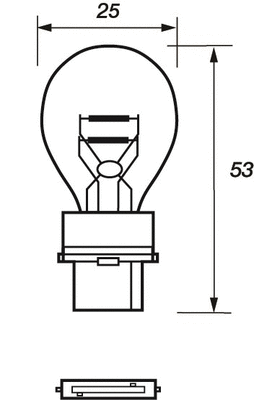 Bulb, direction indicator (VBU3157)