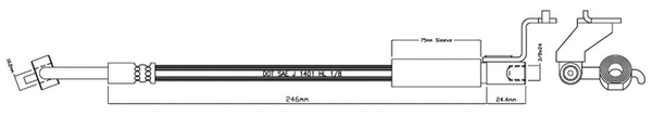Brake Hose (VBJ622)