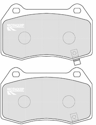 Brake Pad Set, disc brake (LVXL1219)