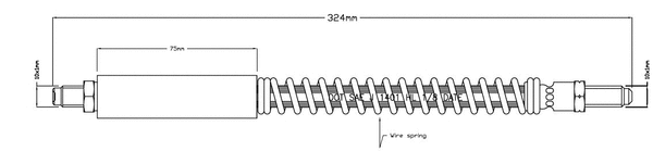 Brake Hose (VBH222)