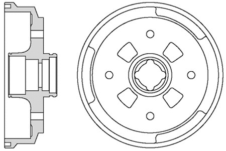 Brake Drum (VBD55)