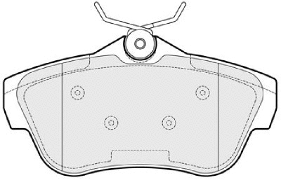 Brake Pad Set, disc brake (LVXL1344)