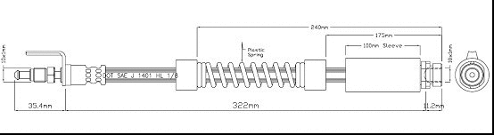 Brake Hose (VBH1067)