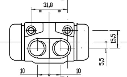 Wheel Brake Cylinder (VWC342)