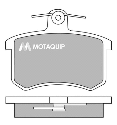 Brake Pad Set, disc brake (LVXL394)