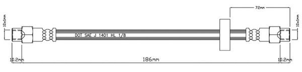 Brake Hose (VBH794)