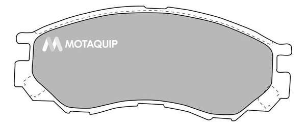Brake Pad Set, disc brake (LVXL1082)