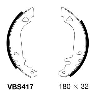 Brake Shoe Set (VBS417)