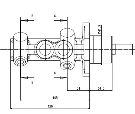 Brake Master Cylinder (VMC173)